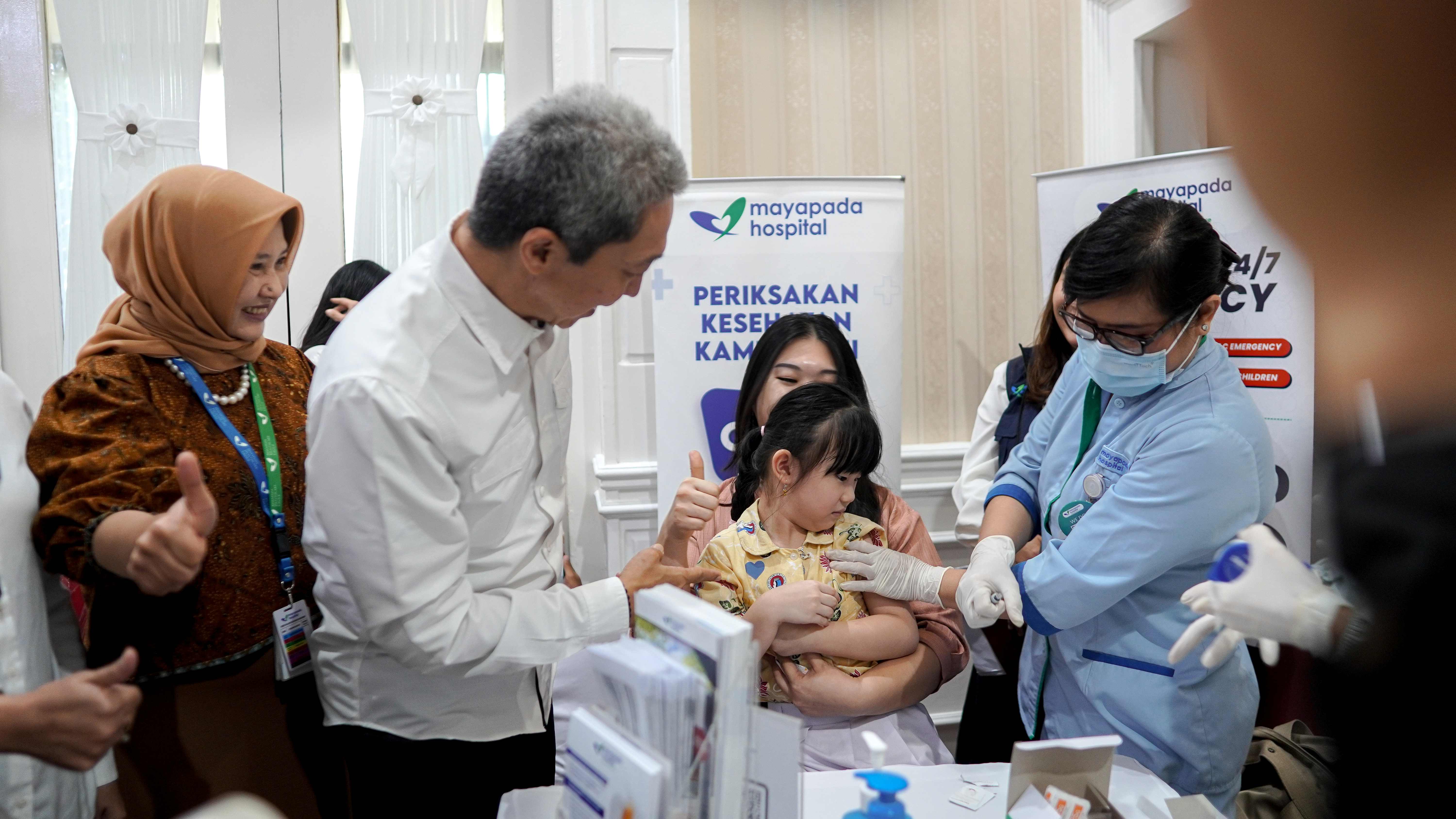 Vaksinasi Hepatitis A dan PCV13 di Hari Jadi Kota Bogor Ke-543